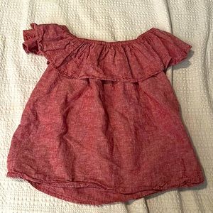 Dusty Pink Off the Shoulder Blouse